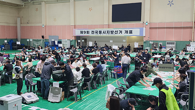 제9회 전국동시지방선거 개표결과 – 태백시