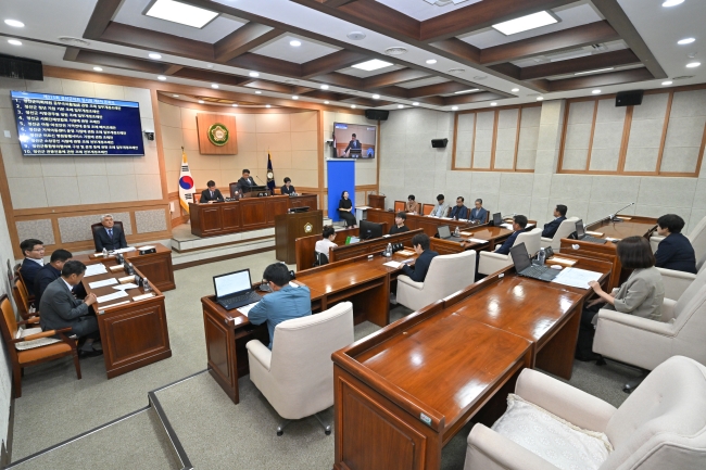 정선군의회, 제315회 임시회 폐회
