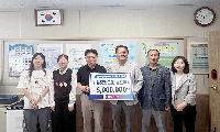 KLPGA, 정선군체육회에 체육진흥기금 500만 원 기부…사북중학교 태권도부에 전달